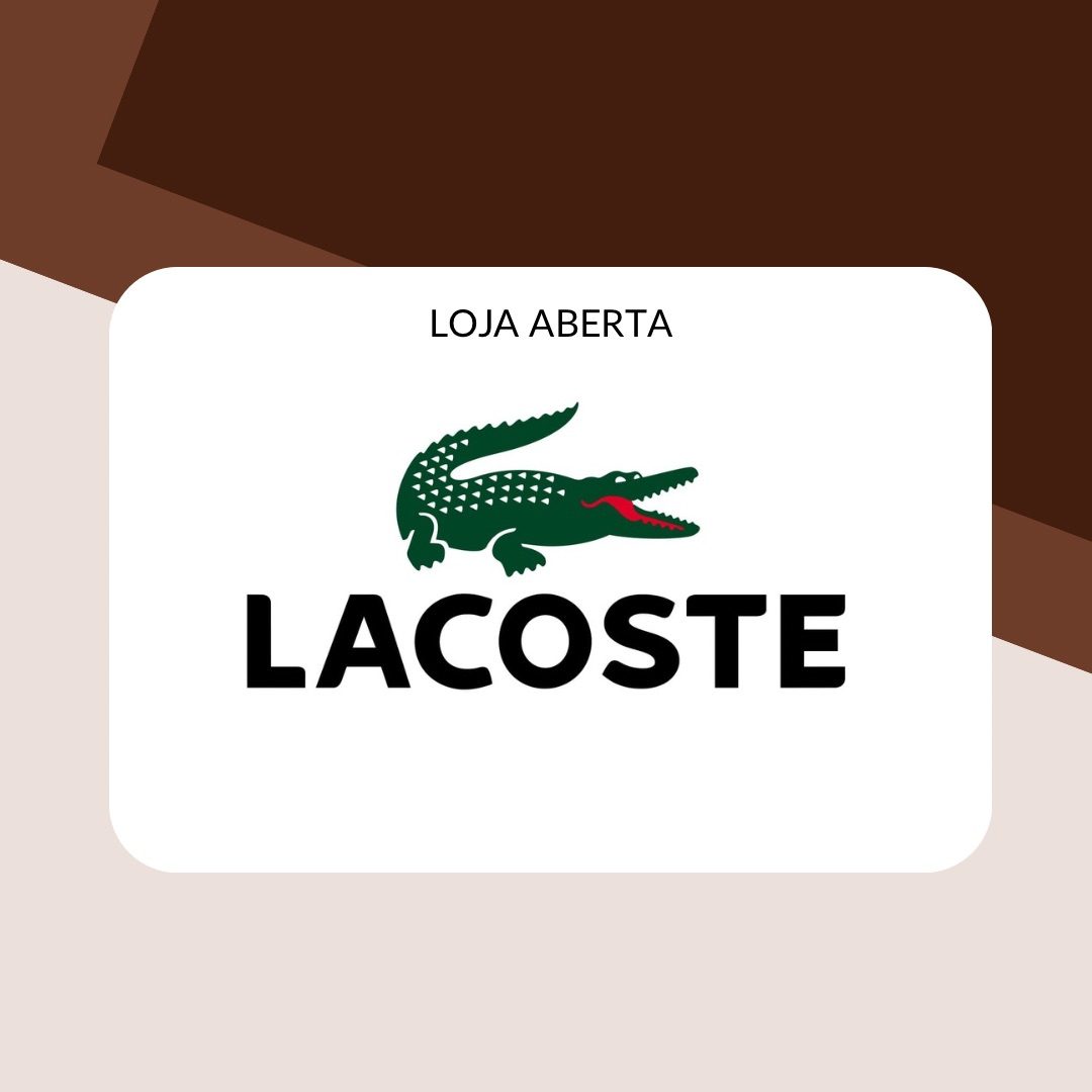 Lacoste Pedidos até 15/10 FL