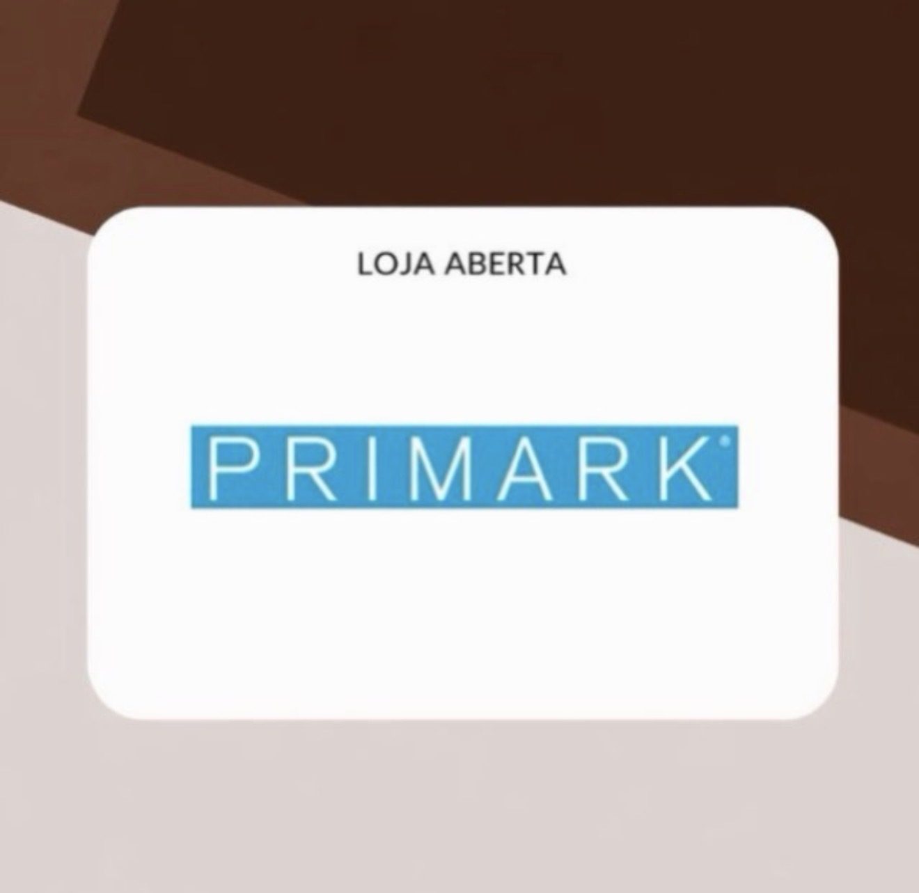 Primark Pedidos até 02/11 FL