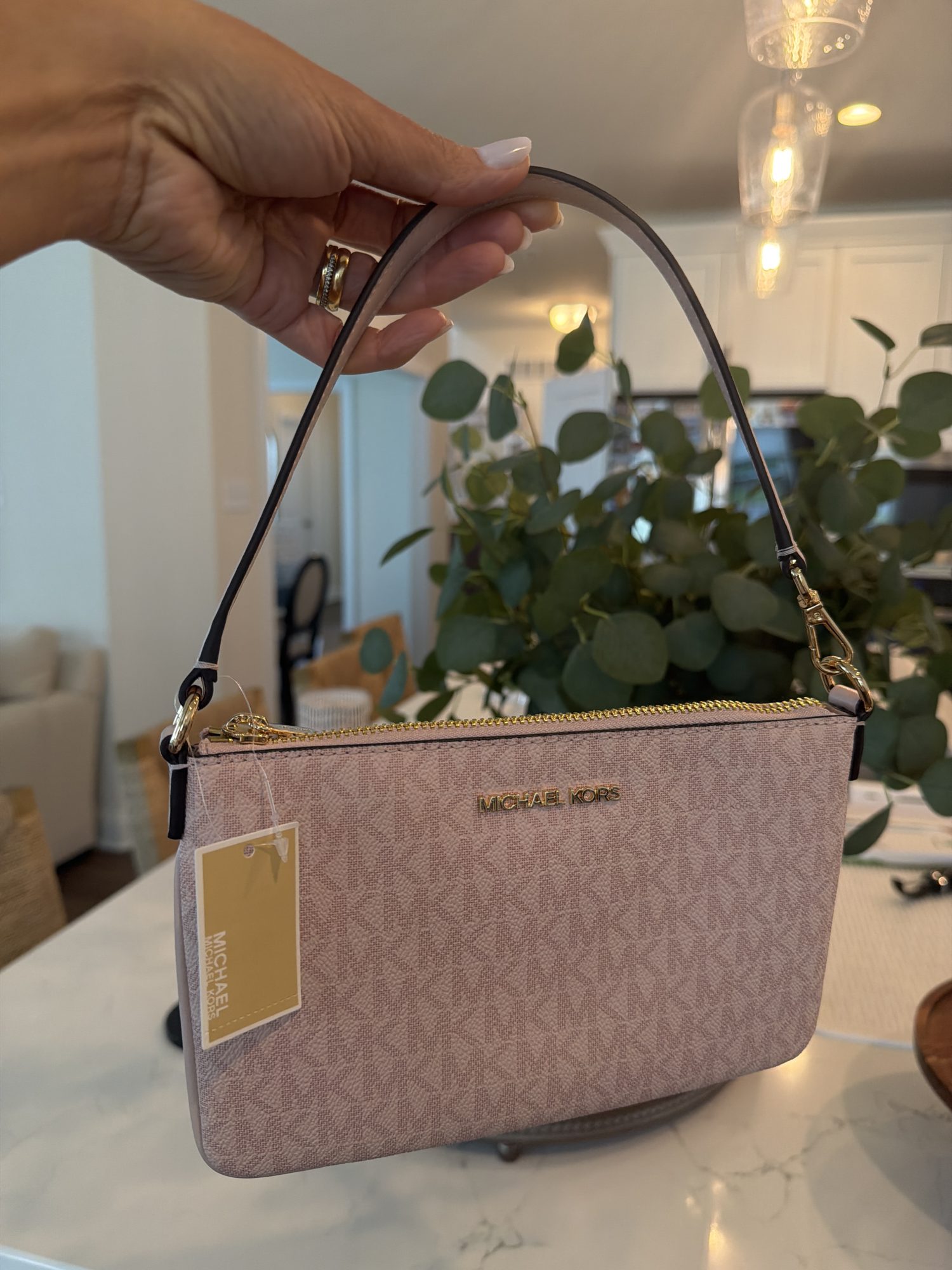 PA - MK Jet Set Small Signature Logo Convertible Wristlet