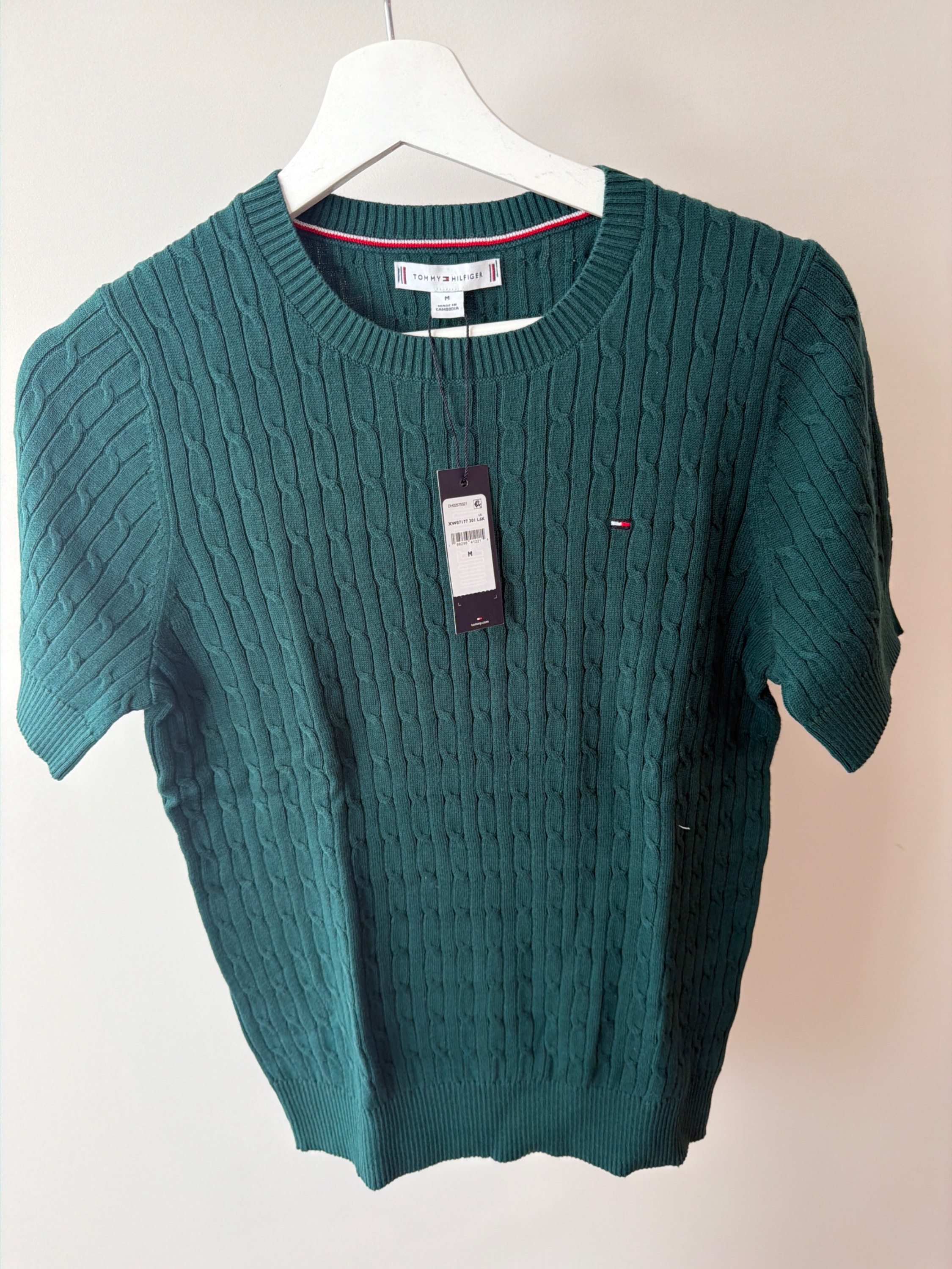PA- SWEATER MANGA CURTA FEM TOMMY TAM S