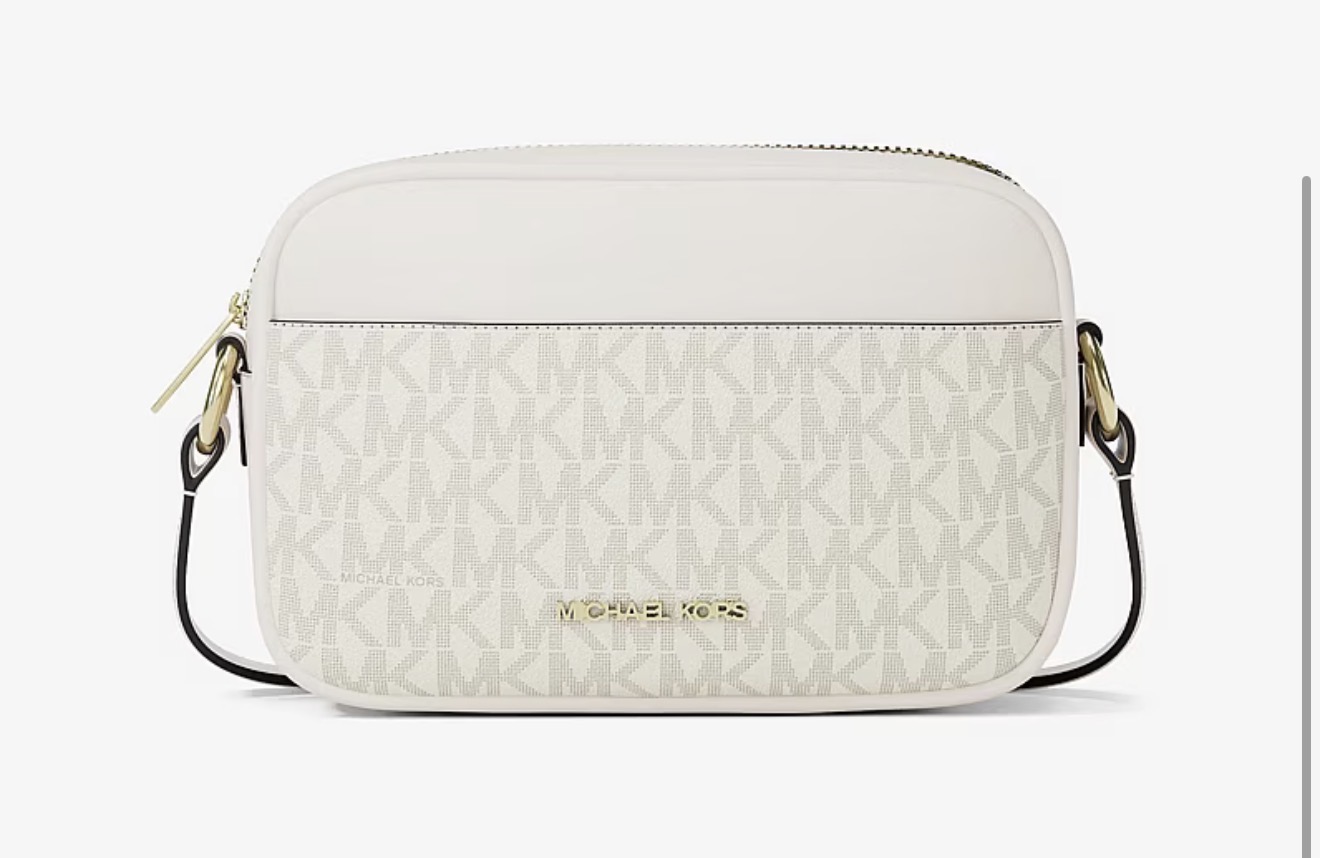 MK Jet Set Small Signature Logo Camera Crossbody Bag